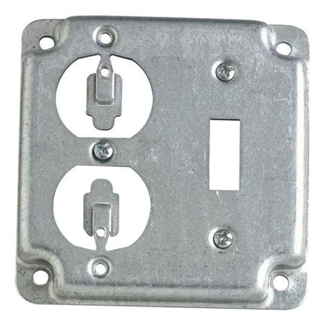 steel box cover|metal cover plates for electrical.